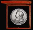 London Coins : A185 : Lot 1250 : Queen Victoria Diamond Jubilee 1897 56mm in silver, by T.Brock, after W.Wyon, the Official Royal Min...