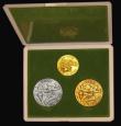 London Coins : A185 : Lot 1288 : Japan Tokyo Olympic Games 1964 Summer Olympics Commemorative Medal Set a 3-piece set comprising Gold...