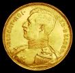 London Coins : A185 : Lot 1361 : Belgium 20 Francs Gold 1914 French Legend DES BELGES, Position A, KM#78, GEF and lustrous with some ...