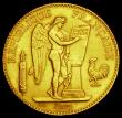 London Coins : A185 : Lot 1403 : France 100 Francs Gold 1906A KM#832 EF with evidence of repair in the obverse field