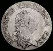 London Coins : A185 : Lot 1440 : German States - Prussia Thaler 1784A KM#332.1 Lightly rubbed on the King' s jawline, Fine with ...