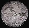 London Coins : A185 : Lot 1443 : German States - Saxe-Weimar 1/24th Thaler (Groschen) 1650 Peace of Westphalia, left date below sword...