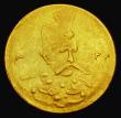 London Coins : A185 : Lot 1467 : Iran Half Toman Gold AH1324 KM#994.1 NVF with some weakness around the edge as often seen on this is...