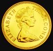 London Coins : A185 : Lot 1531 : Rhodesia Five Pounds 1966 Gold Proof KM#7 UNC with some contact marks and minor hairlines, retaining...