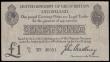 London Coins : A185 : Lot 16 : One Pound Bradbury T11.2 issued 1914, series G1/9 40591, portrait of King George V at top left, (Pic...
