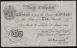 London Coins : A185 : Lot 165 : Ten Pounds Operation Bernhard WW2 German forgery   K.O. Peppiatt White Note  B242 16 March 1935  SN ...