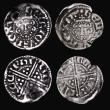 London Coins : A185 : Lot 1660 : Pennies (3) Henry III Long Cross Exeter Mint, moneyer Ion, Class IIIab1 1.41 grammes, Near Fine/Fine...