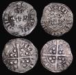 London Coins : A185 : Lot 1662 : Pennies Edward I (3) Berwick Mint Class 2a, S.1415, 1.50 grammes, Fine, Berwick Mint, Class 3a, S.14...