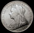 London Coins : A185 : Lot 1729 : Crown 1900 LXIV ESC 319, Bull 2609 A/UNC with practically full lustre, in an LCGS holder and graded ...