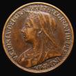 London Coins : A185 : Lot 1737 : Farthing 1901 Freeman 579 dies 1+A, Good Fine, in an LCGS holder and graded LCGS 30 along with Crown...