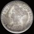 London Coins : A185 : Lot 1741 : Florin 1856 No stop after date, ESC 813A, Bull 2833, UNC with superb golden tone enhanced by touches...
