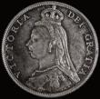 London Coins : A185 : Lot 1747 : Florin 1887 Jubilee Head Proof, ESC 869, Bull 2954, nFDC and colourfully toned, in an LCGS holder an...