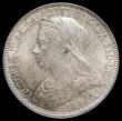 London Coins : A185 : Lot 1749 : Florin 1893 ESC 876, Bull 2962, Davies 830, dies 1A, Choice UNC the obverse with golden tone, enhanc...