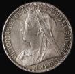 London Coins : A185 : Lot 1750 : Florin 1893 ESC 876, Bull 2962, Davies 830, dies 1A, UNC and choice with gold, olive and magenta ton...