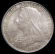 London Coins : A185 : Lot 1754 : Florin 1900 ESC 884, Bull 2971, UNC the obverse with golden tone in the legends, the reverse with ov...
