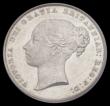 London Coins : A185 : Lot 1793 : Shilling 1859 ESC 1307, Bull 3015, Davies 877 dies 2A, 13 beads from A to A in GRATIA, no sign of ov...