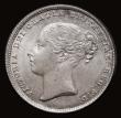 London Coins : A185 : Lot 1794 : Shilling 1859 ESC 1307, Bull 3015, Davies 879 dies 4A, 11 beads from A to A in GRATIA, Choice UNC, t...