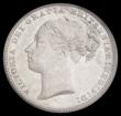 London Coins : A185 : Lot 1801 : Shilling 1881 Longer line below SHILLING, ESC 1338, Bull 3068, Davies 916, dies 7D, UNC and lustrous...