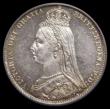 London Coins : A185 : Lot 1808 : Shilling 1890 ESC 1357, Bull 3144, Lustrous UNC with residual golden tone, the obverse with reflecti...