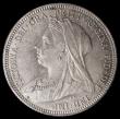 London Coins : A185 : Lot 1811 : Shilling 1893 Small Letters on obverse, ESC 1361A, Bull 3154, Davies 1010 dies 1A, UNC, choice and l...