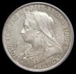 London Coins : A185 : Lot 1814 : Shilling 1897 ESC 1366, Bull 3162, UNC with attractive golden tone, in an LCGS holder and graded LCG...