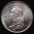 London Coins : A185 : Lot 1836 : Sixpence 1889 ESC 1757, Bull 3279, Davies 1165 dies 1D UNC and lustrous with light golden tone, in a...