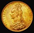 London Coins : A185 : Lot 1846 : Sovereign 1891M G: of D:G: closer to the crown, horse with long tail, Marsh 135A, S.3867C, DISH M16,...