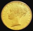 London Coins : A185 : Lot 1883 : Sovereign 1845 Marsh 28B, S.3852, in a PCGS holder and graded AU58