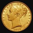 London Coins : A185 : Lot 1895 : Sovereign 1856 Wide Date, type as Marsh 39, S.3852D, EF and lustrous, in an LCGS holder and graded L...