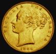 London Coins : A185 : Lot 1905 : Sovereign 1866 Marsh 51, S.3853 Die Number 49 GVF/EF with some contact marks