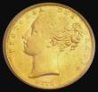 London Coins : A185 : Lot 1908 : Sovereign 1870 WW in relief on truncation, Marsh 54, S.3853B, Die Number 123, EF/GEF and lustrous, i...