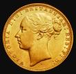 London Coins : A185 : Lot 1917 : Sovereign 1872S George and the Dragon, Marsh 111, GVF/NEF in an LCGS holder and graded LCGS 55