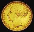 London Coins : A185 : Lot 1922 : Sovereign 1875M George and the Dragon, Marsh 95, S.3857, GVF/VF with some small rim nicks