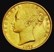 London Coins : A185 : Lot 1931 : Sovereign 1875S Shield Reverse, Marsh 72, S.3855 NEF/GEF