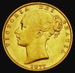 London Coins : A185 : Lot 1936 : Sovereign 1877S Shield Reverse, Marsh 73, S.3855 VF/NEF