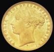 London Coins : A185 : Lot 1942 : Sovereign 1879S George and the Dragon, Horse with Long Tail, Marsh 116, S.3858A, LCGS variety 06, GV...