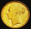 London Coins : A185 : Lot 1953 : Sovereign 1882M George and the Dragon, Horse with medium tail, Small BP in exergue, Marsh 104, S.385...