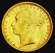London Coins : A185 : Lot 1959 : Sovereign 1883S George and the Dragon, Marsh 120, S.3858E, NEF/EF with some small edge nicks
