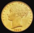 London Coins : A185 : Lot 1960 : Sovereign 1883S Shield Reverse, Marsh 79, S.3855B, EF/AU and lustrous, in an LCGS holder and graded ...