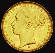 London Coins : A185 : Lot 1967 : Sovereign 1885M George and the Dragon, WW complete on broad truncation, Marsh 107A, S.3857C, EF and ...