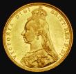 London Coins : A185 : Lot 1992 : Sovereign 1890S G: of D:G: closer to the crown, Marsh 141A, S.3868B, DISH S14, NEF/EF and lustrous
