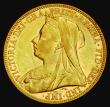 London Coins : A185 : Lot 2013 : Sovereign 1897M Marsh 157, S.3875, NEF and lustrous with some heavier contact marks below the bust