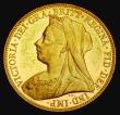 London Coins : A185 : Lot 2019 : Sovereign 1899M Marsh 159, S.3875, GEF/EF with some contact marks and small rim nicks