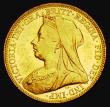 London Coins : A185 : Lot 2023 : Sovereign 1900M Marsh 160, S.3875, EF and lustrous with some minor contact marks and small rim nicks