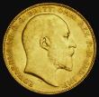 London Coins : A185 : Lot 2059 : Sovereign 1909 Marsh 181, S.3969, NEF/EF with some contact marks