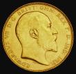 London Coins : A185 : Lot 2062 : Sovereign 1909P Marsh 202, S.3972, EF with some minor contact marks