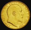 London Coins : A185 : Lot 2067 : Sovereign 1910P Marsh 203, S.3972, About EF with some small rim nicks