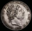 London Coins : A185 : Lot 2207 : Crown 1818 LIX ESC 214, Bull 2009 VF or slightly better with some scratches