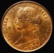 London Coins : A185 : Lot 2622 : Halfpenny 1861 Freeman 282 dies 7+G, UNC with good lustre, in an LCGS holder and graded LCGS 82
