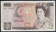London Coins : A185 : Lot 286 : Ten Pounds Page Florence Nightingale B331 issued 1975, replacement first run M01 093236 VF and scarc...